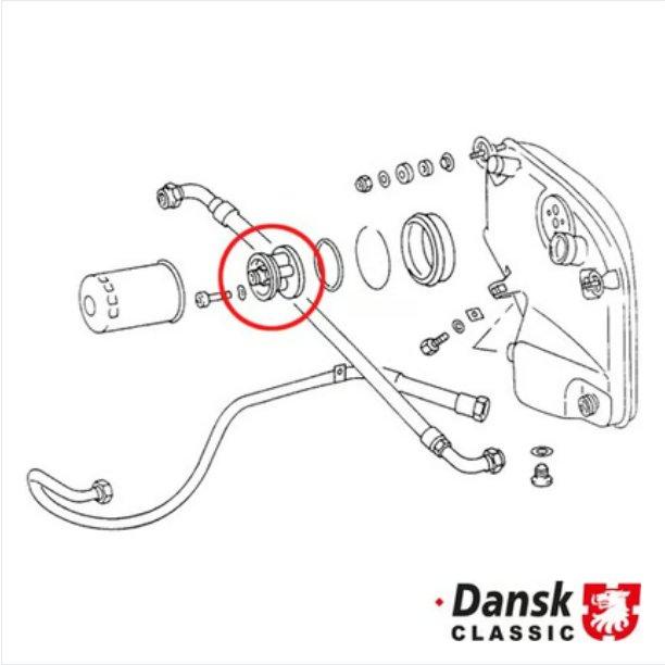 Držák filtru oleje - Porsche 911/914/6 (1968 » 73)