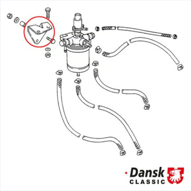 Držák filtru paliva - Porsche 911 (1968 » 73)