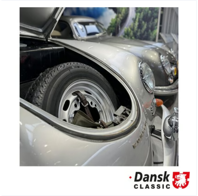 Pásek rezervního kola/hnědý - Porsche 356 (1950 » 65)