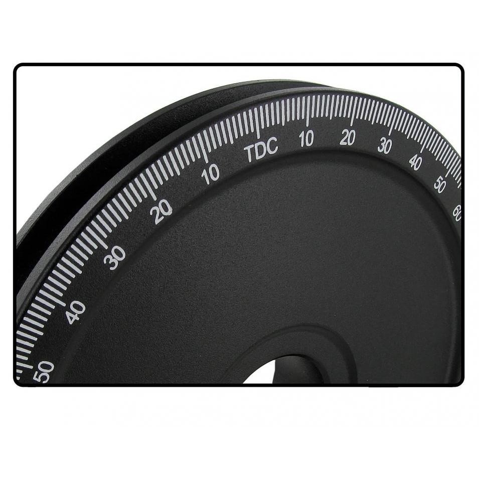 Řemenice klikové hřídele plná Alu/bílá stupnice - Typ 1 motor (1960 »)