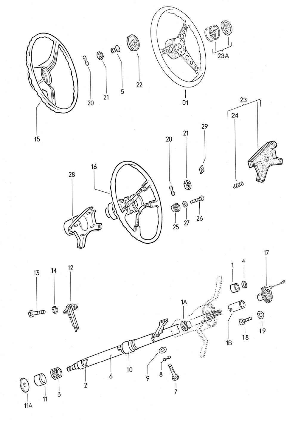 Kroužek pojistný/sloupek řízení - Typ 1/3/14/181/911/914/928 (1959 »)