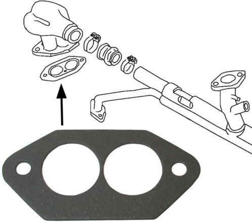 Těsnění sání dual/karbon - Typ 1/3/CT/CZ motory (1970 »)