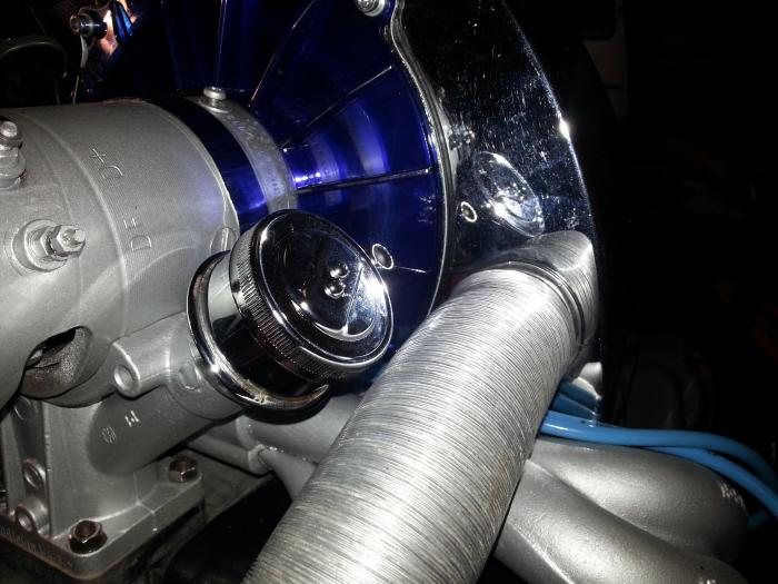 Hrdlo oleje/chrom - Typ 1 motor (1972 »)