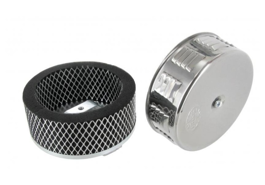 Filtr vzduchu 65x140mm/chrom - Typ 1 motor (28-34 PICT)