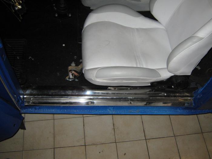 Lišty prahu dveří S/S - Typ 1 (» 1969)