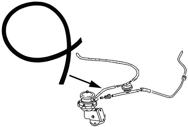 Hadice paliva 5-9.5mm (1m)