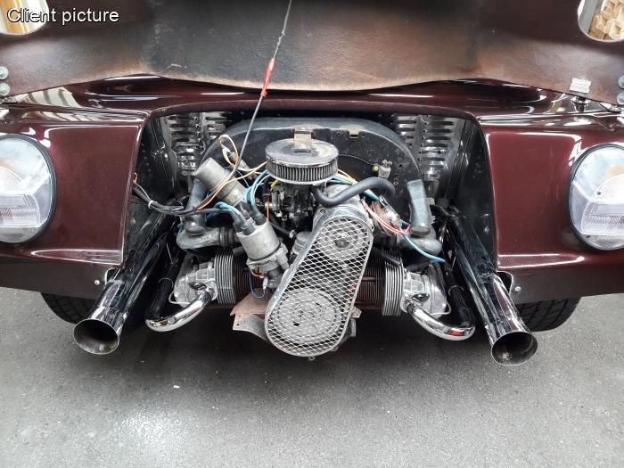 Výfuk se svody S/S race systém - T.1 Buggy/Baja/Trike (1.2-1.6)