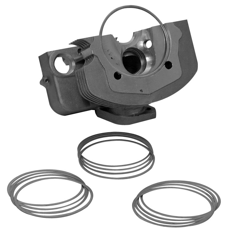 Podložky hlavy motoru/1.270mm - Typ 1/3 motory (90.5/92mm)