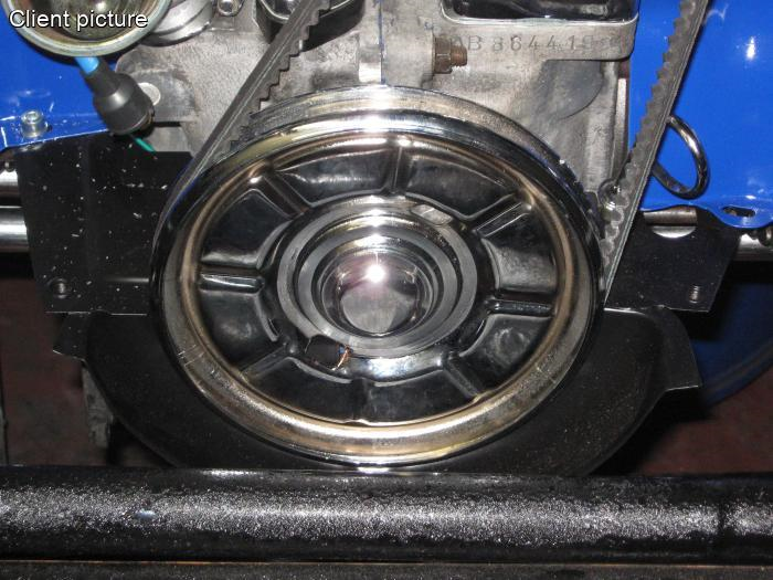 Řemenice klikové hřídele/chrom - Typ 1 motor (1960 »)