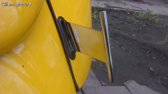 Nárazníky-T chrom přední/zadní - Typ 1/14 (1967 »)