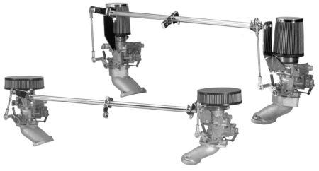 Táhla ovládací Alu/chrom - Typ 3 motor (ICT 34)