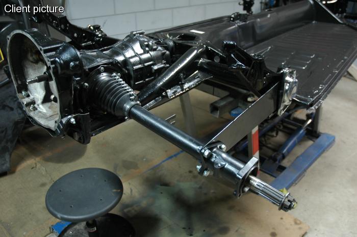 Manžety poloosy dělené/černé - Typ 1/2/3/14/181/Porsche 356 (kyvná náprava)