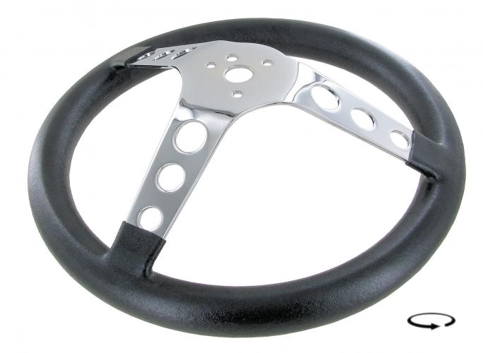 Volant 318mm černý/chrom - T.1 Buggy (univerzál)