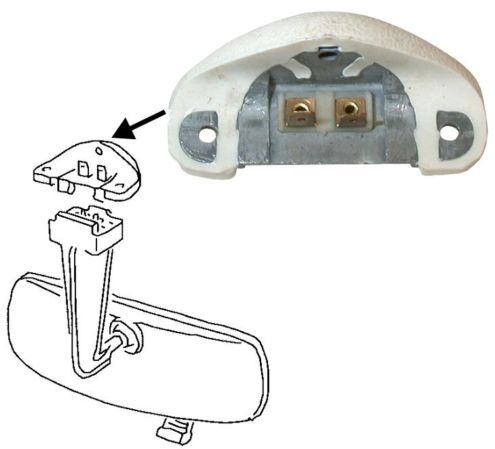 Držák zrcátka/osvětlení interiéru - T.1/14 Cabrio (1967 » 80)