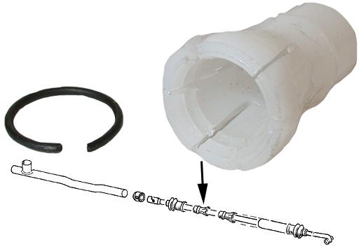 Pouzdro tyče řazení/středové/zadní - Typ 2 (1967 » 79)