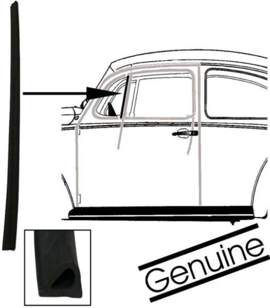 Těsnění/příčky skla ventilace - Typ 1/2/3 (1964 » 03)