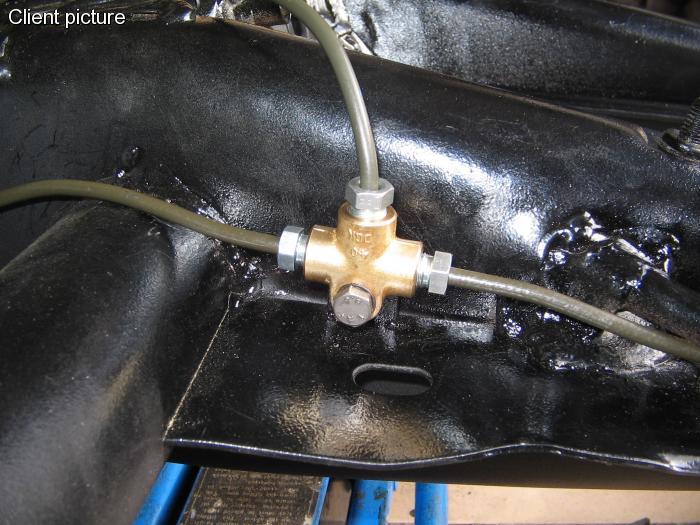 Propojka trubek brzd/T - Typ 1/2/3/4/14/181/Porsche 356/914 (» 2003)