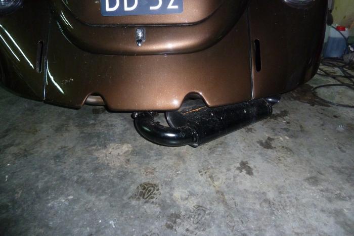 Výfuk PHAT BOY singl/černý - Typ 1 motor (1.3-1.6)