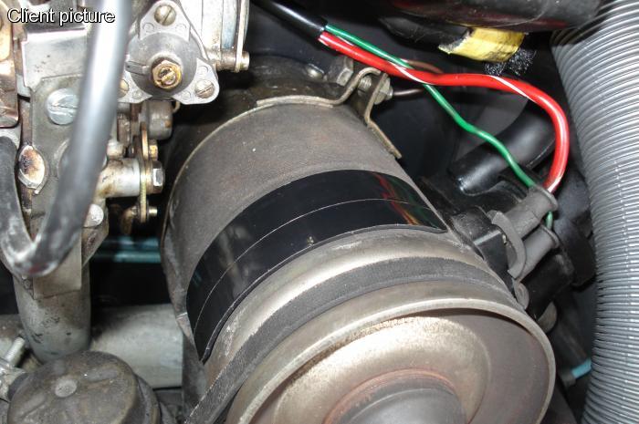 Krytka generátoru - Typ 1 motor (105mm)