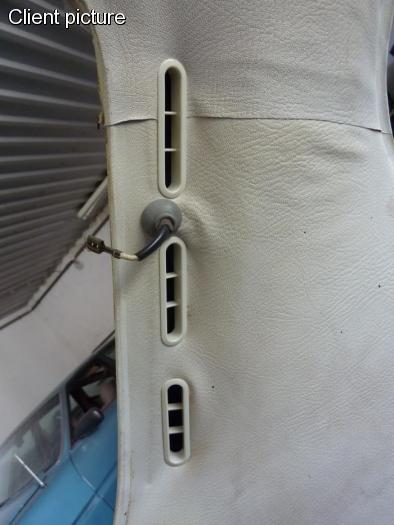 Mřížky ventilace/vnitřní bílé - Typ 1 (1971 »)