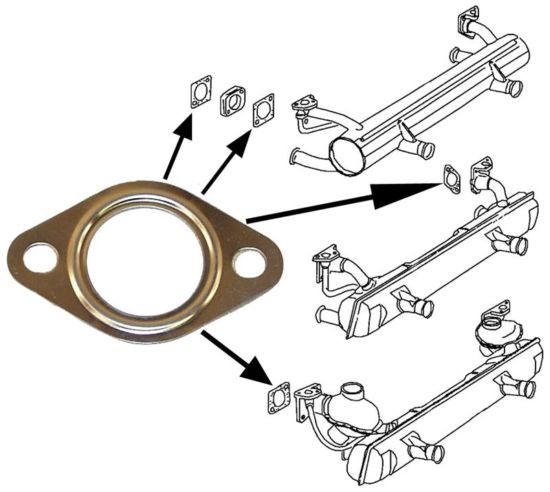 Těsnění výfuku/Std - Typ 1/3/CT/CZ motory (1939 » 03)