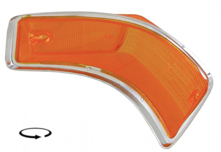 Sklo směrového světla/přední L - Typ 14 (1969 » 74)