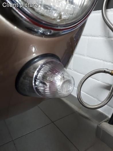 Sklo směrového světla čiré/OE přední L/P - Typ 3/14 (» 1969)