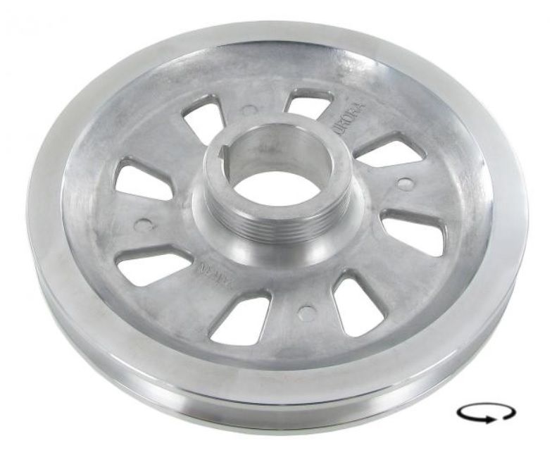Řemenice klikové hřídele Alu/červená stupnice - Typ 1 motor (1960 »)