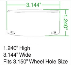 Krytka kola BRM (Ø80x31mm)