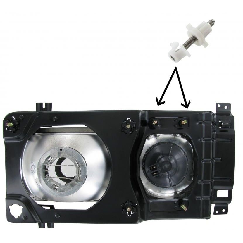 Šrouby světlometu stavěcí/dálková světla - Typ 25 Carat (1979 » 92)