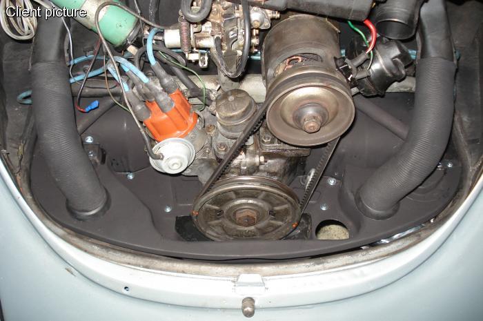 Manžety hadic chlazení motoru/topení 50mm - Typ 1 motor (1963 » 69)