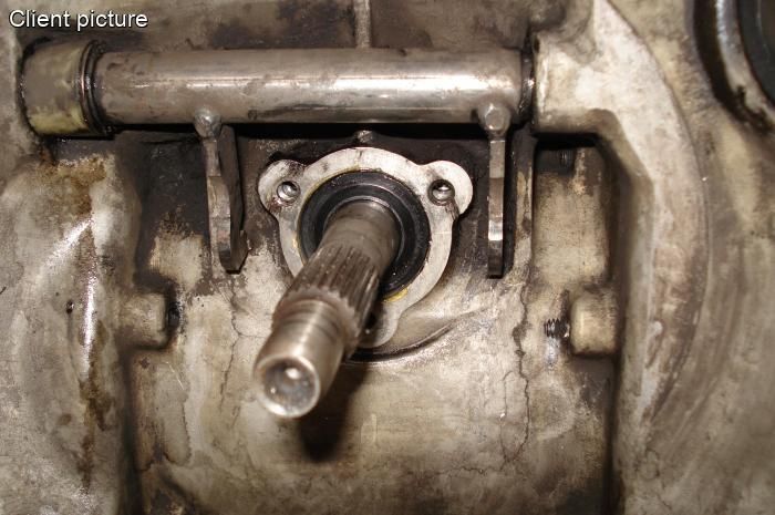 Gufero/hnací hřídel převodovky - Typ 1/2/3/14/25/181/Porsche 356/911/914 (1950 »)