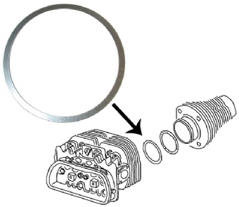 Podložky hlavy motoru/1.525mm - Typ 1/3/CT motory (83.0/85.5/87.0/88.0mm)