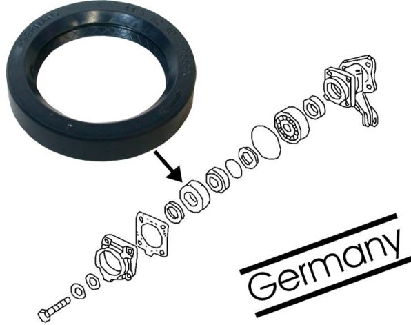 Gufero poloosy OE/zadní - Typ 1/2/3/14/181 (» 2003)