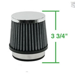 Filtr vzduchu/chrom - Typ 1 motor (karburátory 40-44EIS)
