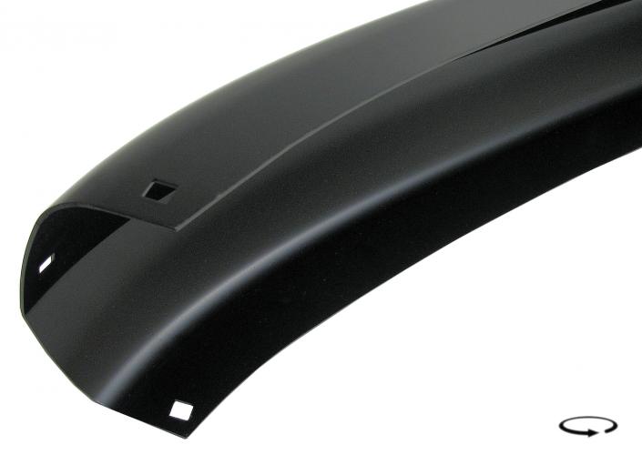 Nárazník přední/černý - Typ 2 (1967 » 72)