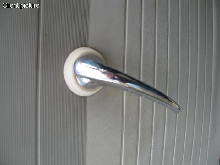 Klika otvírání dveří/chrom L/P - Typ 1/2+Brazil/14 (» 1974)