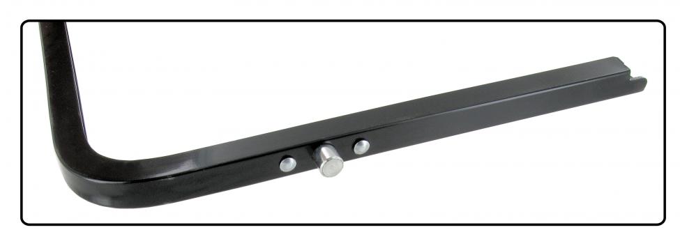 Rámeček křídla ventilace/černý L - Typ 2 (1967 » 79)