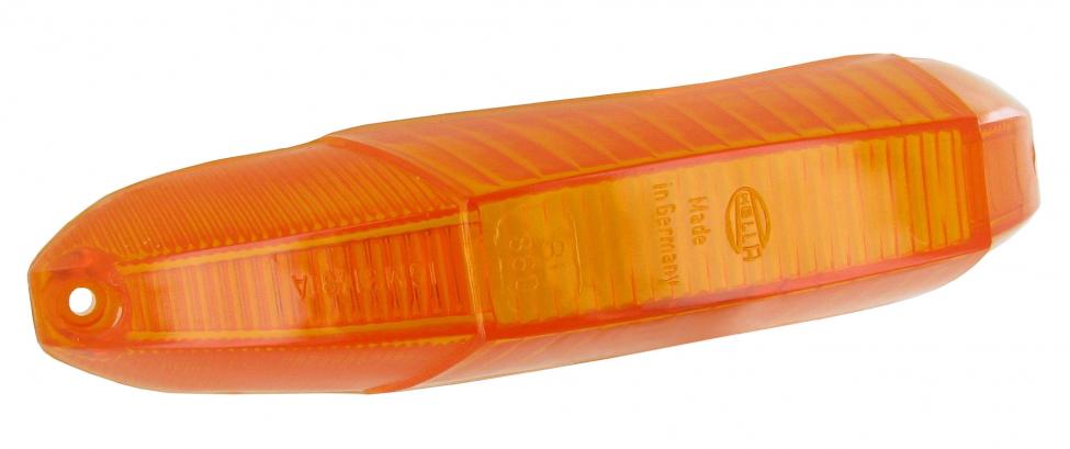 Sklo směrového světla oranžové/OE přední L/P - Typ 3 (1963 » 69)