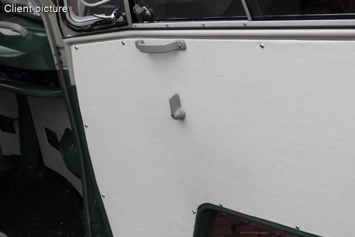 Klička dveří béžová/vnitřní L/P - Typ 2 (1965 » 67)