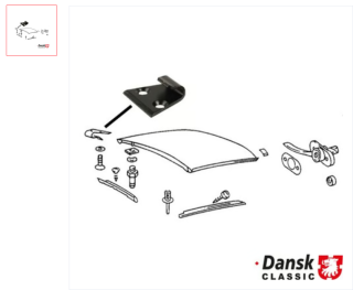 Západka střechy - Porsche 911/964 Targa (1966 » 93)
