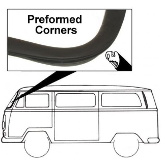 Těsnění skla plné/přední - Typ 2 (1967 » 79)