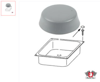 Krytka šroubu/šedá - Typ 25 (1979 » 92)