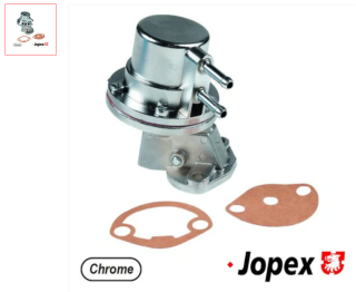 Čerpadlo paliva chrom/100mm - Typ 1/3 motory (1973 »)