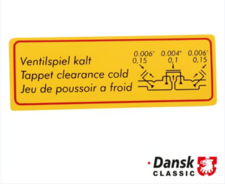 Samolepka/ventily - Porsche 356/912 (1959 » 70)