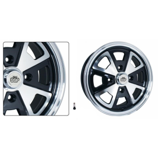 Kolo Fuchs/Alu černý lesk 4x130mm ET +35 (5.5x15)