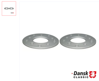 Podložky kol/7mm - Porsche (univerzál)