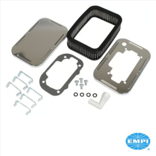 Filtr vzduchu 44mm/chrom - Typ 1 motor (Weber DGAV/DGEV/DGV)