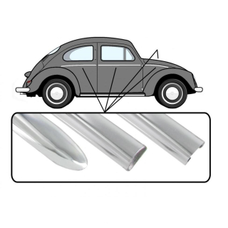 Lišty karosérie Alu/kit - Typ 1 (1952 » 62)