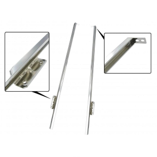 Lišty vedení skla dveří/chrom - Typ 1 (1955 » 64)